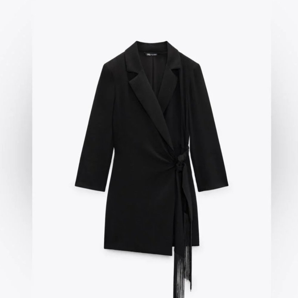 ZARA black jumpsuit blazer